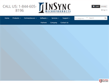Tablet Screenshot of insyncmicro.com